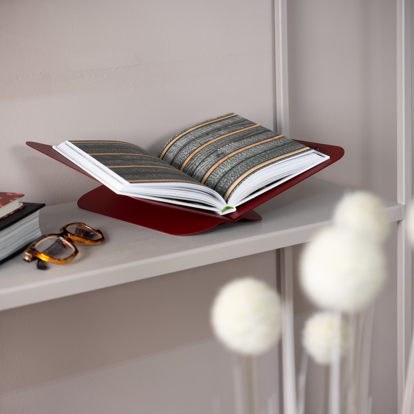 Spinder Design Atalanta boekenstandaard Burgundy