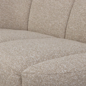 WOOOD Mojo 2-zits bankje arm links bouclé Beige