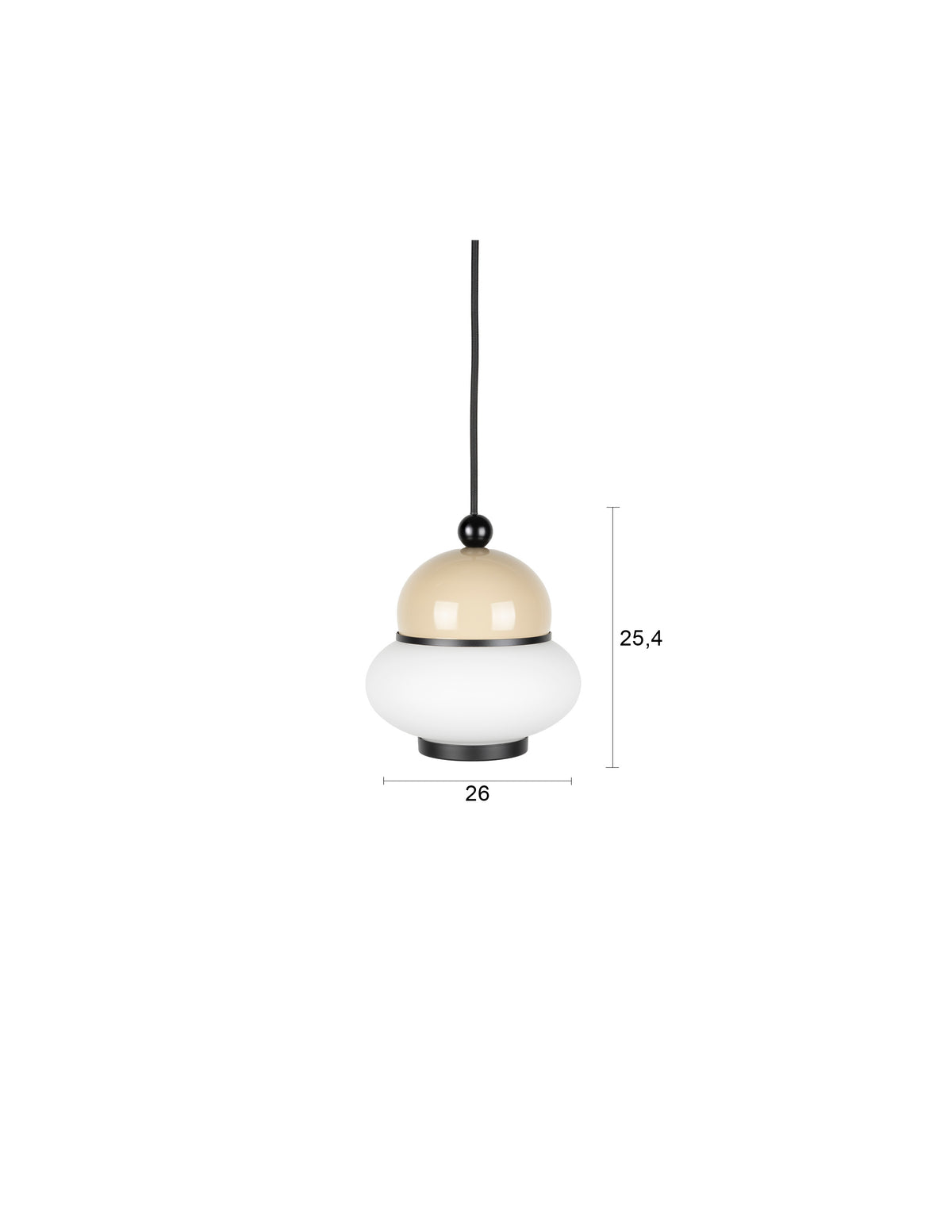 Zuiver Bumble hanglamp M Beige