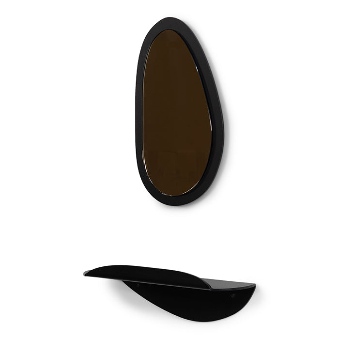 Spinder Design Pipa Bottom wandplank Zwart