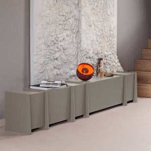 WOOOD Brock tv-meubel 102 cm Warmgrijs