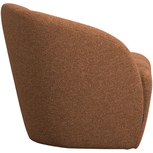 WOOOD Mojo 2-zits bankje arm links bouclé Roestbruin Melange
