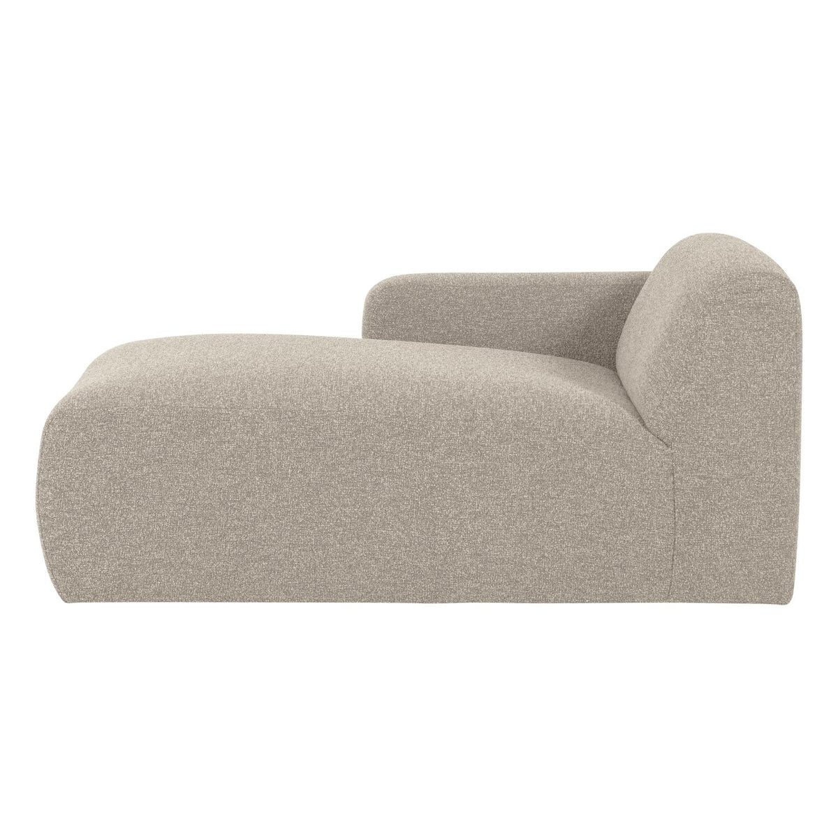 WOOOD Mojo Base chaise longue bank arm links bouclé Beige