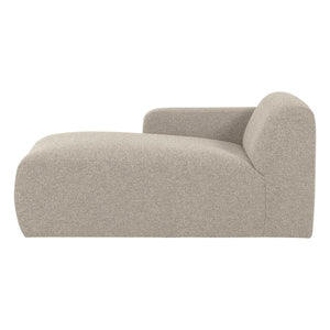 WOOOD Mojo Base chaise longue bank arm links bouclé Beige
