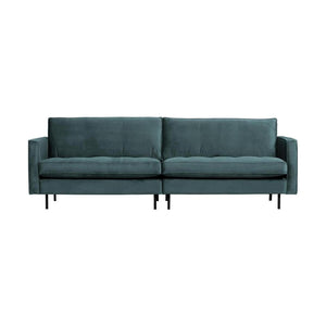WOOOD Rodeo Classic 3-zits bank velvet Groenblauw