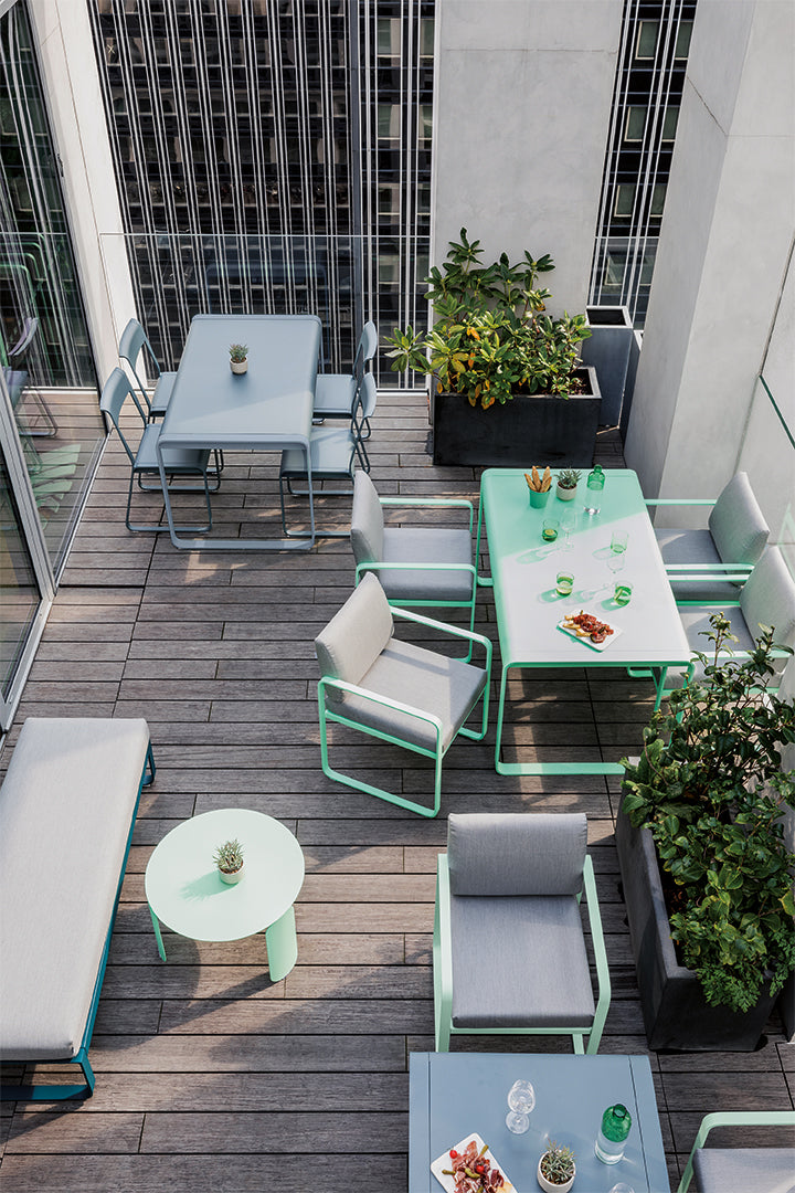 Fermob Bellevie tuintafel 140x80 cm Clay grey