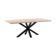 Kave Home Argo eettafel rechthoek 160x100 cm Natural/Black