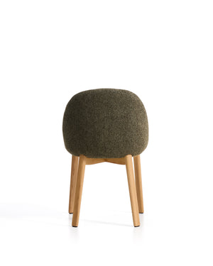 Kave Home Meila eetkamerstoel chenille Green