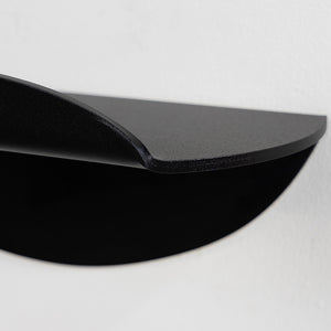 Spinder Design Pipa Bottom wandplank Zwart