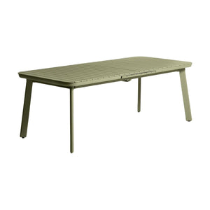 Kave Home Izola tuintafel uitschuifbaar rechthoek 220x100 cm Green