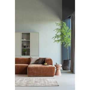 WOOOD Bean hoekbank rechts Chenille Velvet Terra