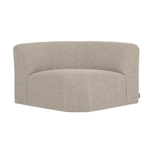 WOOOD Mojo Base bank hoekelement rond bouclé Beige Melange