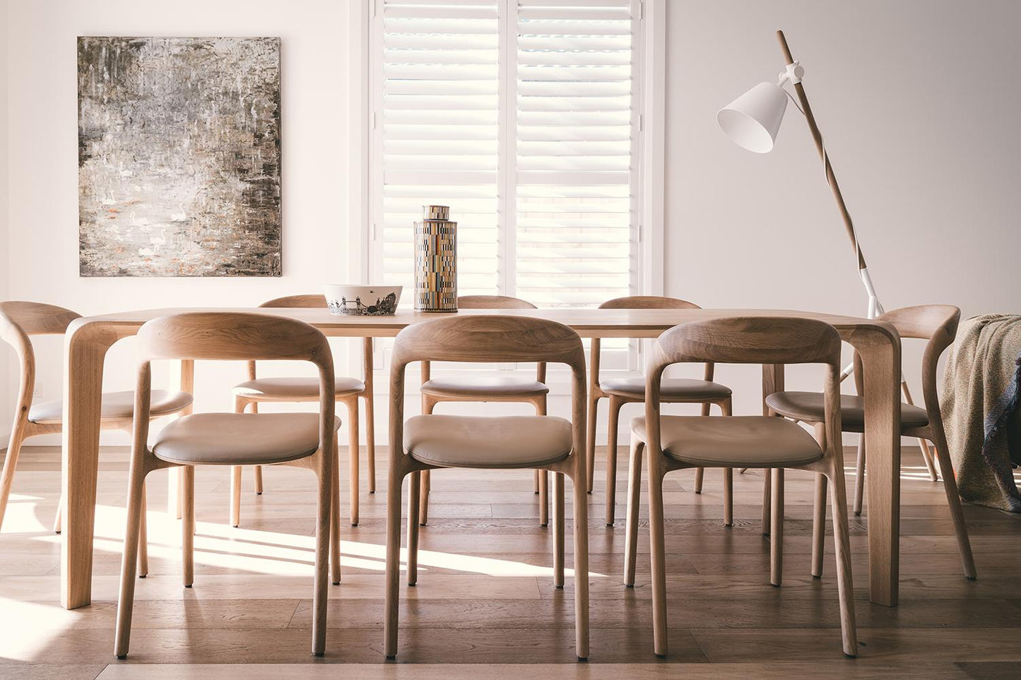 Artisan Flow eettafel 200x90 cm walnoot