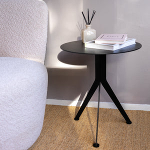 Spinder Design Daley High bijzettafel Zwart