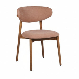 HelloChair HC36 Livi eetkamerstoel Beach Roze hout tabacco