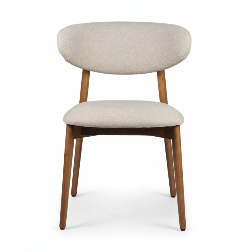 HelloChair HC36 Livi eetkamerstoel Beach Zand hout tabacco
