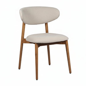 HelloChair HC36 Livi eetkamerstoel Beach Zand hout tabacco