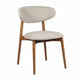 HelloChair HC36 Livi eetkamerstoel Beach Zand hout tabacco