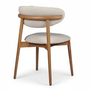 HelloChair HC36 Livi eetkamerstoel Beach Zand hout tabacco