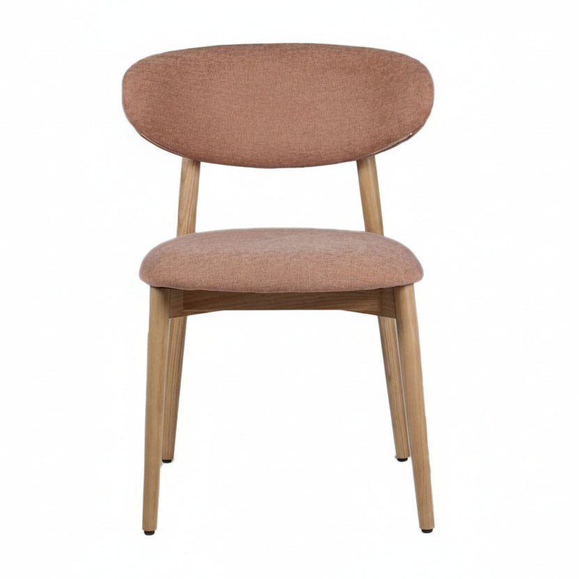 HelloChair HC36 Livi eetkamerstoel Beach Roze hout naturel