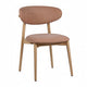 HelloChair HC36 Livi eetkamerstoel Beach Roze hout naturel