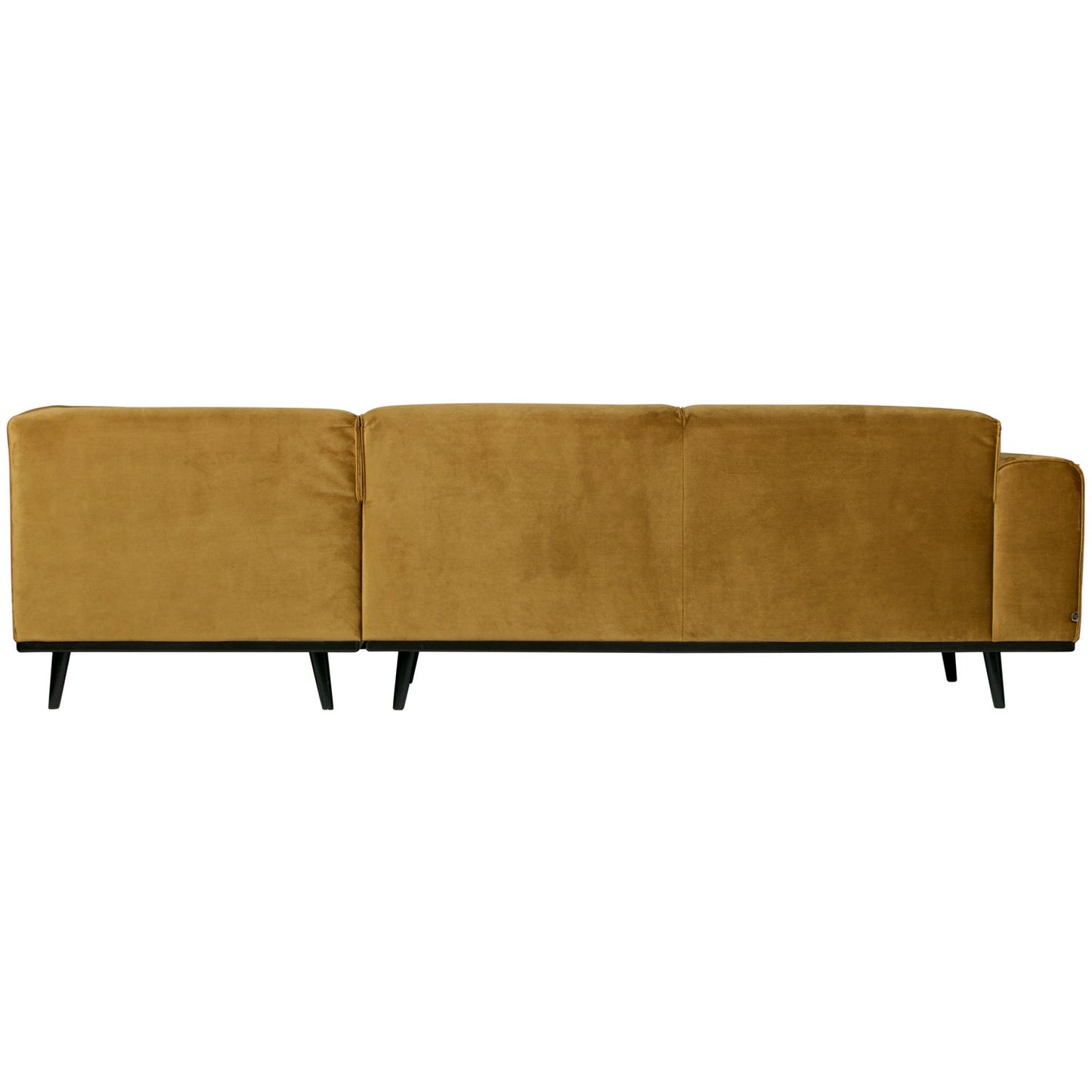WOOOD Statement hoekbank rechts Velvet Honinggeel