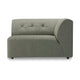 HKliving Vint 1,5-zits bank right Linen Army Green