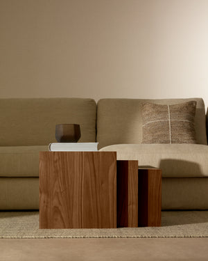 Kave Home Litto bijzettafel set van 3 Brown