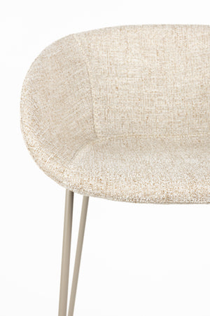 Zuiver Feston barkruk H65 Beige