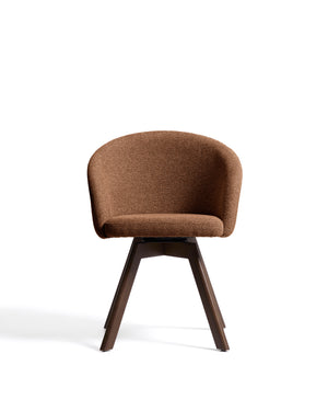 Kave Home Marvin eetkamerstoel chenille Terracotta