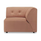 HKliving Vint bank right Linen Dusty Rose