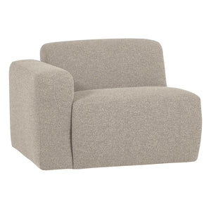 WOOOD Mojo Base 1-zits bank arm links bouclé Beige
