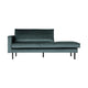 WOOOD Rodeo daybed links velvet Groenblauw