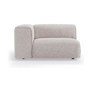HKliving Flake bank left 1,5-seat Sneak Light Grey