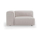 HKliving Flake bank left 1,5-seat Sneak Light Grey