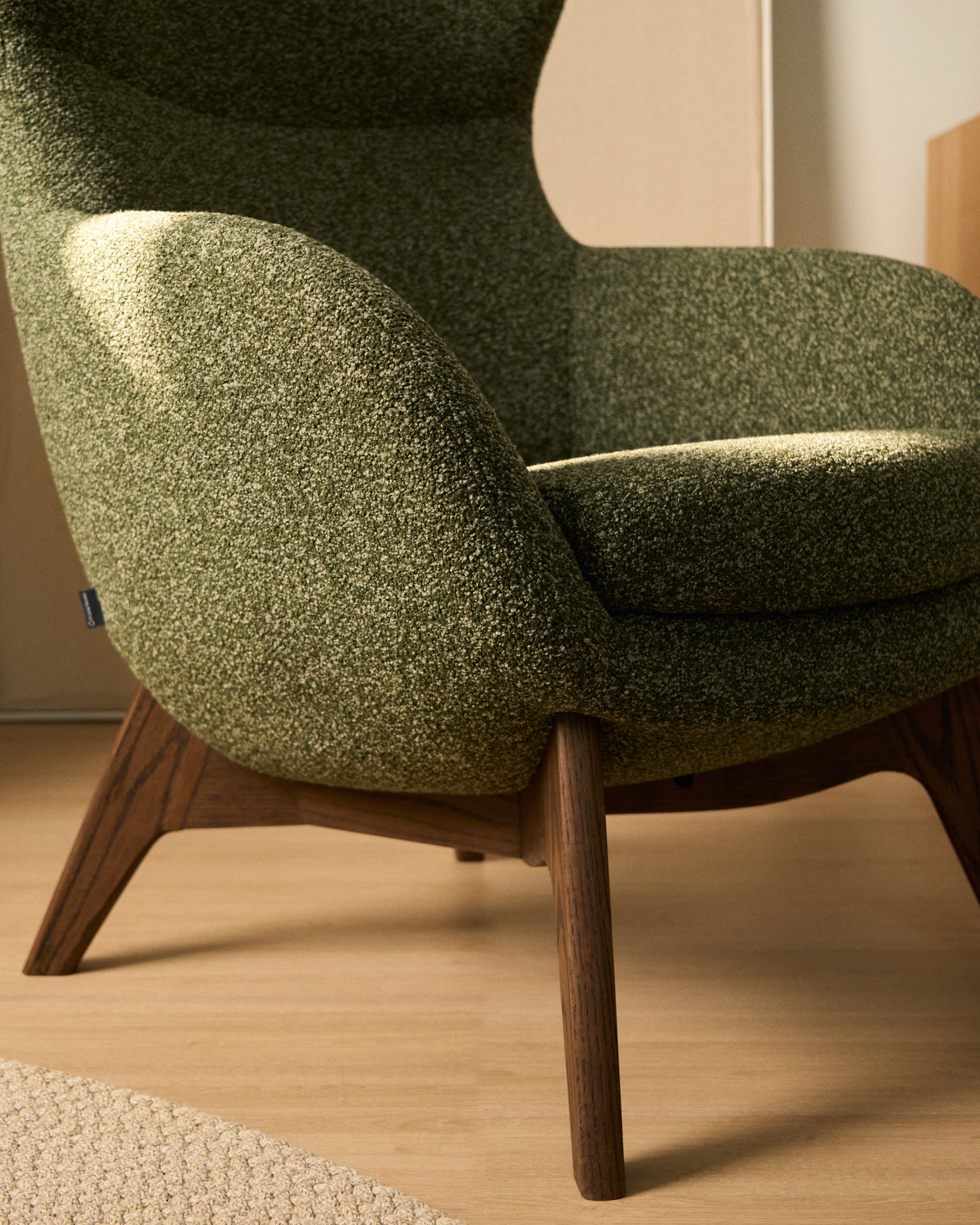 Kave Home Adiran fauteuil chenille Light brown