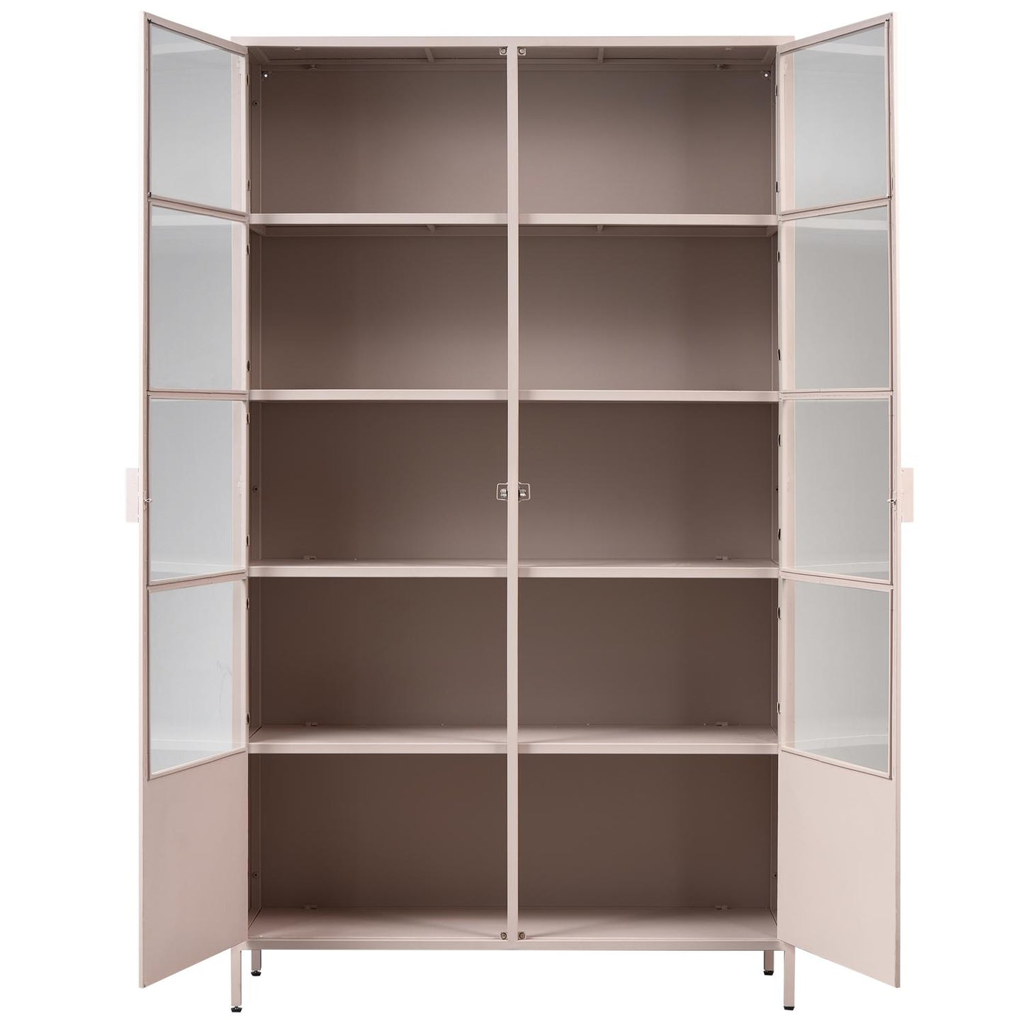 WOOOD Ronja vitrinekast metaal Soft Pink