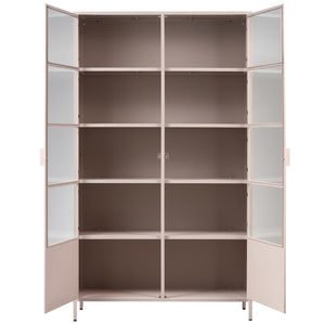 WOOOD Ronja vitrinekast metaal Soft Pink