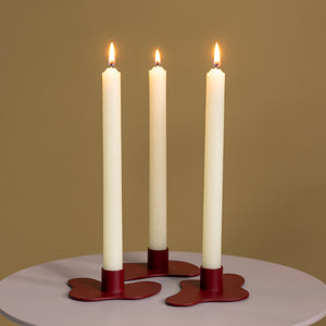 Spinder Design Melt kaarsenstandaardset Burgundy