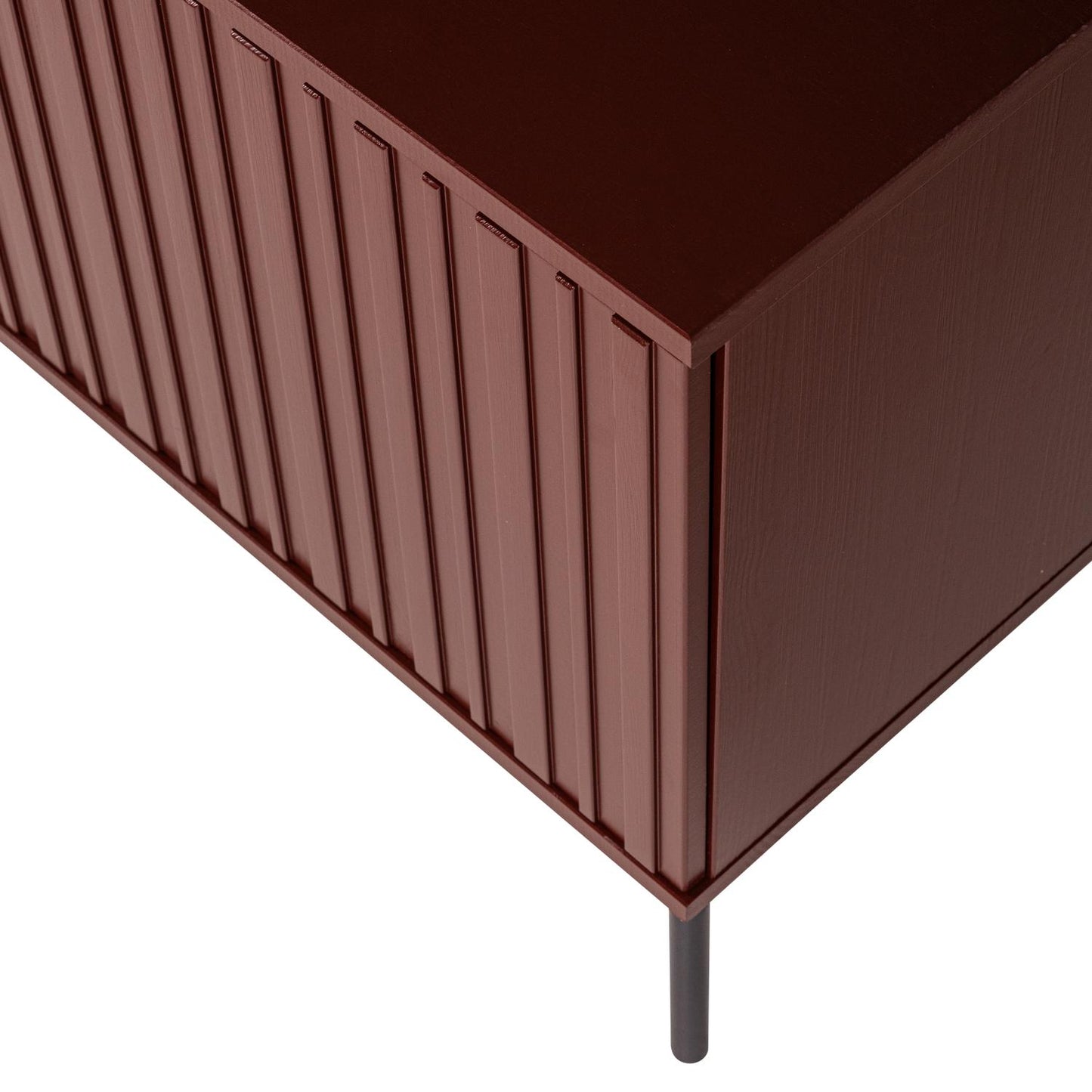 WOOOD New Gravure tv-meubel 100 cm Bordeauxrood