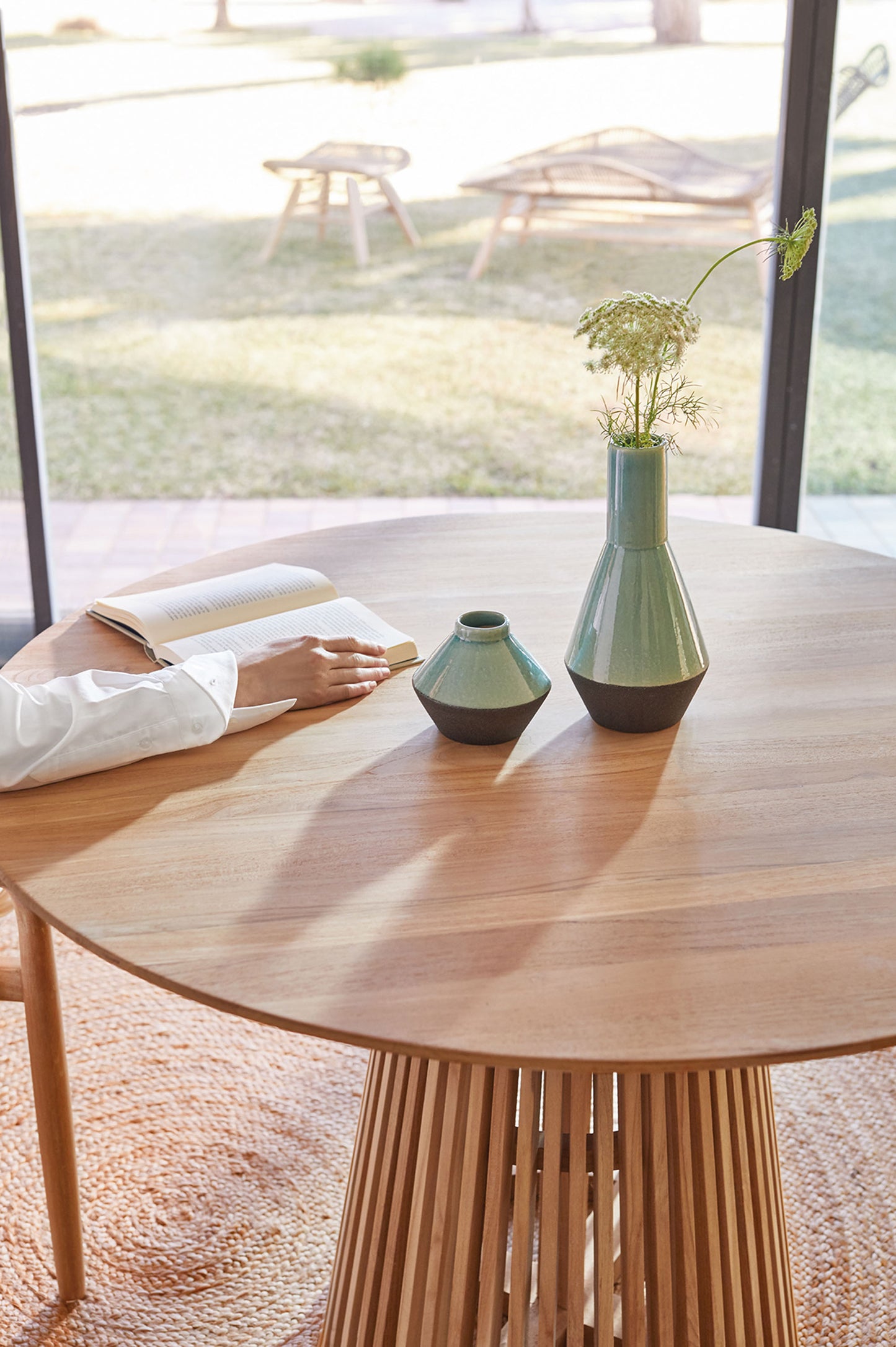 Kave Home Jeanette eettafel Ø120 cm Naturel
