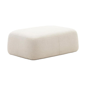 Kave Home Martina poef bouclé Ecru