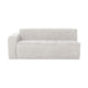 WOOOD Mojo Base 2-zits bank arm links wollig Ecru
