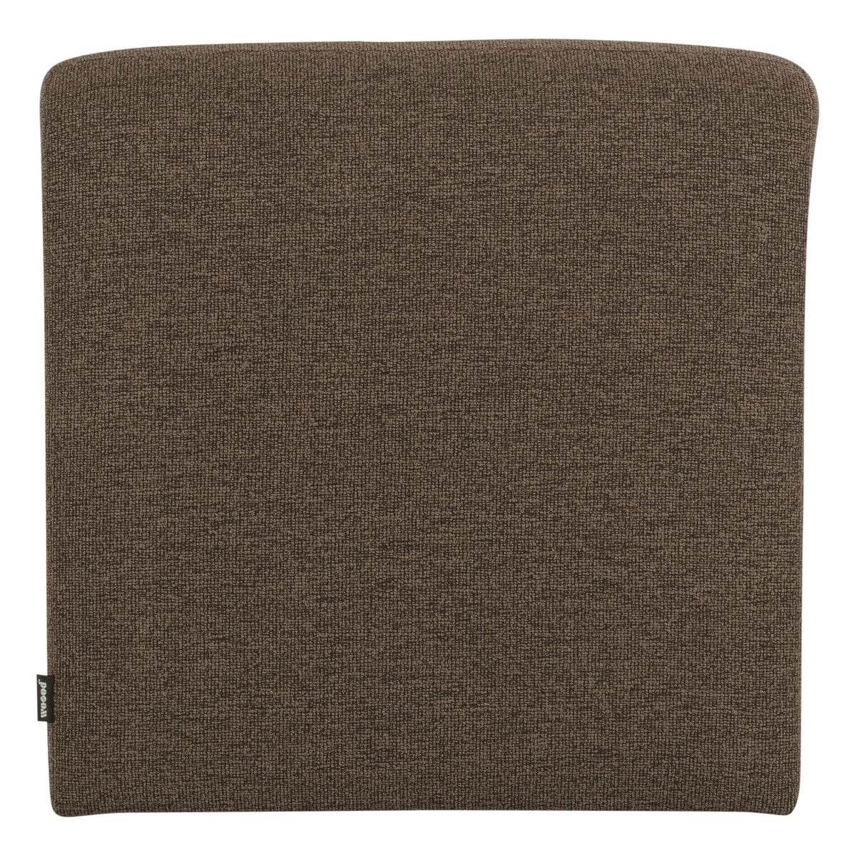 WOOOD Mojo Base eetkamerbank 84 cm met rugleuning bouclé Bruin
