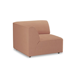 HKliving Jax bank left corner Linen Dusty Rose