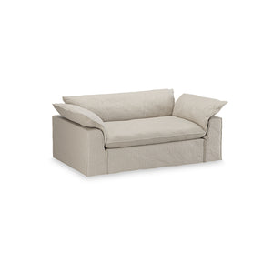 HKliving Nomad bank 204 cm Pure Ivory