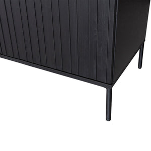 WOOOD New Gravure dressoir Zwart