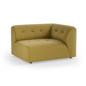 HKliving Vint bank right 1,5-seat Linen Burnt Ochre