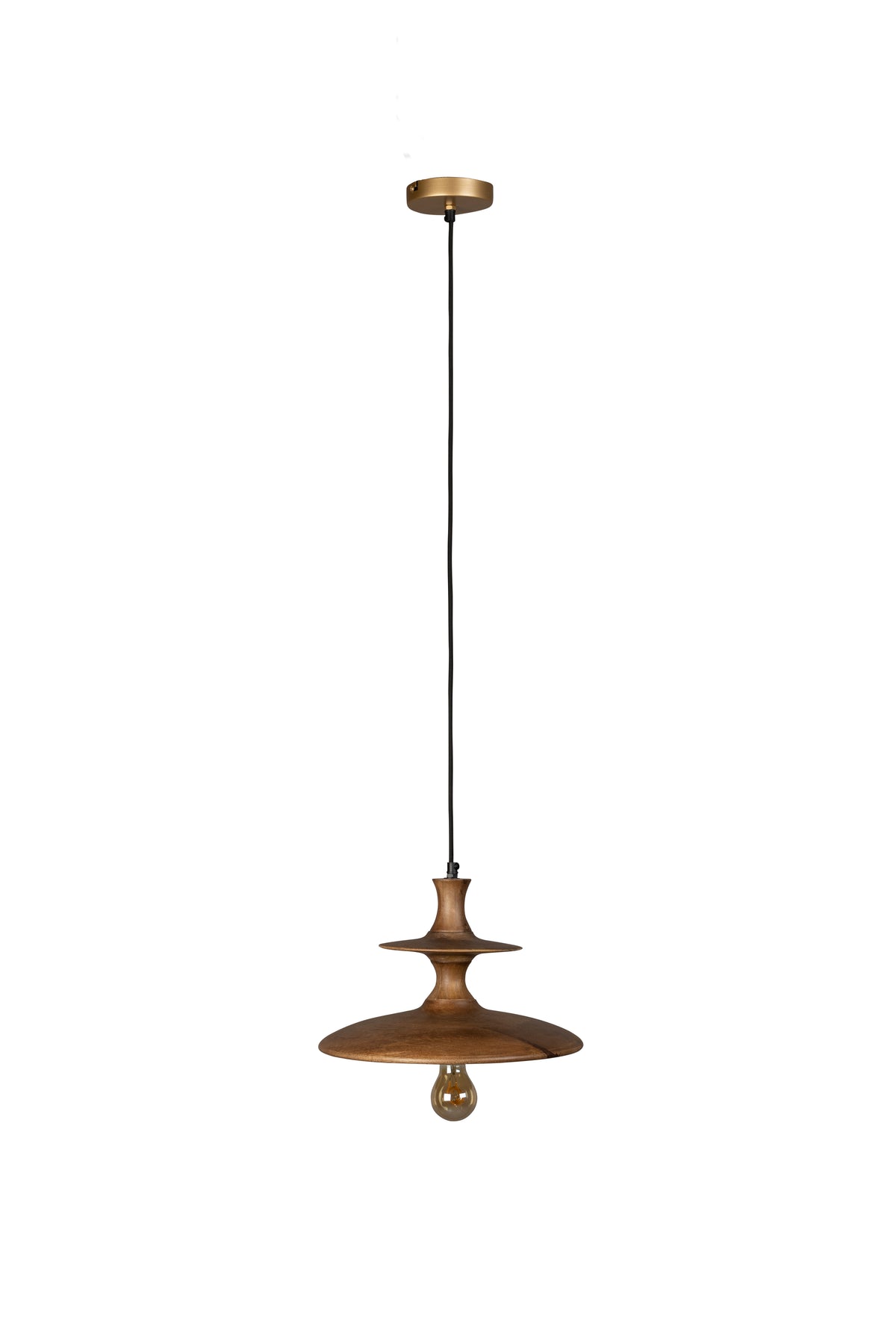 Dutchbone Cath pendant lamp Walnoot