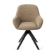 Jesper Home Kushi eetkamerstoel Moss Meadow revolve oak black